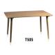 America style wooden rectangle dining table furniture