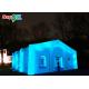 LED Color Cube Inflatable Wedding Tent Blow Up Bubble Camping Tent