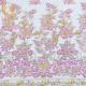 Latest Sequin Lace Fabric Embroidery French Beaded 135cm Width For Party