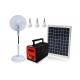 16 Inches Solar Panel Fan , 20W 16V Solar Rechargeable Fan