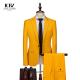 Formal Clothes Suits for Men Powder Blue Polyester Viscose Fabric 2-Piece Office Wear