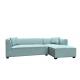 Sectional sofa polyester fabric cover D30 pure foam