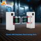 HCW Vertical Portable Swing Barrier Turnstile Half Height 600-900mm Arm Length
