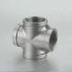 Customization Alloy 316 butt weld pipe fitting straight cross 4 way cross pipe fittings