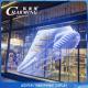 Charming Outdoor Transparent LED Wall Display Anti Collision 500x1000mm