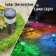 RGB Colorful Projection Solar Lawn Light Waterproof Decorative Light