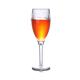 2.5oz Small SAN Plastic Biodegradable Champagne Flutes Glasses 70ml