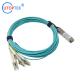 Cisco QSFP-8LC-AOC5M Compatible 40G QSFP to 8xLC Active Optical Cable 5Meter multimode OM3 AOC Cable