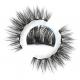 27mm Length Faux Natural False Eyelashes Magnetic Lashes With Liner