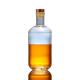 Transparent Circular Glass Bottle for Whiskey and Vodka 200ml 375ml 500ml 750ml 1000ml