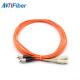 Outdoor Jumper Fiber Optic Patch Cord Cable Duplex FC - SC Connector Customsized Length