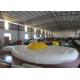 Cute Egg Design Inflatable Water Games Inflatable Safety Mat 9.7 X 5.2m 0.65mm Pvc Tarpaulin