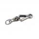 Bolt Snap Hook Nippers Style Longer Zinc Alloy Diecast Nickel Plated