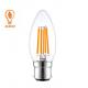 C35 B22 4W led filament bulb 220-240V indoor room candle led filament lamp