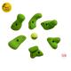 Large size bright green fast shipping wall holds for your climbing wall customization
