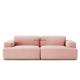 Fashion indoor furniture fabric sofa set design with plastics legs