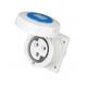 IP67 Waterproof 3 Phase Plug Socket 50 - 60 Hz Frequency 230V Rated Voltage