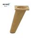 KR-P0334W1 152mm Angle Replacement Plastic Couch Legs Chair Extenders Wood Color