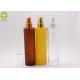 Frosted Colored Argan Skin Hair Oil Cosmetic Pump Bottles , Cosmetic Empty Bottles