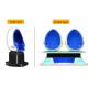 2 Person 9D Cinema Simulator / Electric System Virtual Reality Egg Chair