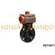 UPVC CPVC Pneumatic Operator Plastic Butterfly Valve With Actuator