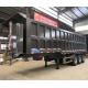Tri axle 70/80 tons hydraulic dump tipper truck trailer for Ghana