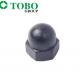TOBO  customized Stainless Steel Zinc Black Hex Acorn Cap Dome Nut Din1587