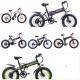 1KW Fat Tyre Folding Bike , 48V foldable electric cycle WIth Hidden Battery