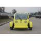 Yellow Color Utility Golf Cart Sightseeing Car PP Material With 40 KM/H Max Speed