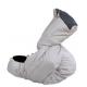 White Warm Down Feather Winter Adult Wearable Sleeping Bag Suit