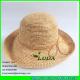 LDMZ-002 natural raffia crocheted straw hats with braid