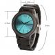 custom watch dial printing 100% wood material unisex wood watches