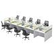 Modernity Style Private Domain Desk and Chair Set for Staff Independent Workstation