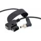Camera Power Cable D Tap To Locking DC 5.5 2.1 For Video Devices PIX-E7 PIX-E5