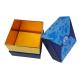 157G Gloss Art Paper Gluing 1800G Cardboard Material Blue Color Printing Lid Bottom Structure Box for  Food Packaging