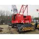 Red 110KW 2100RPM Full Rotary 40T Tire Mounted Crane