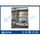 Four Shelves Outdoor Battery Cabinet IP55 Waterproof With Emergency Cooling