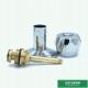Round Chrome Plated Zinc Alloy Handle For Brass CW617N Valve Cartridges