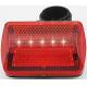 Outdoor Sports Bike Tail Light , 2 * AAA Battery Red Led Tail Lamp For Bikes 