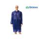 ISO CE Unimax Polypropylene or SMS lab coat with Velcro