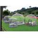 Panoramic PC Bubble Geodesic Dome Tent For Ecological Park