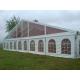 White PVC Sidewall European Style Tents Aluminum Alloy Structure Party Canopy