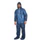 Navy Blue SBPP + PE Coating Disposable Coverall Suit Safety Workwear