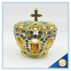 Luxury home decoration Crown shape wedding gifts personal Trinket box display SCJ273