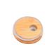 Wooden Bamboo Reusable Canning Lids For Food Cereal Storage Tea Herbs Coffee