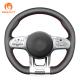 Hand Stitching Genuine Nappa Leather Steering Wheel Cover for E63 AMG S W213 W205 W222