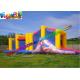 Outdoor EN14690 Inflatables Obstacle Course Colorful Inflatable Obstacle Tunnel