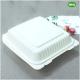 8*8/9*9 Inch Corn Starch Lunch Box It Saves Oil Resource Microwave Safe Plastic Disposable Lunch Box