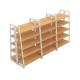 Capacity 380kg Wooden Shelves for Retail Shop Modern Book Display Shelf Metallic Racks