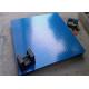 Blue Color Coated Industrial Weighing Scales 4mm Decorative Pattern